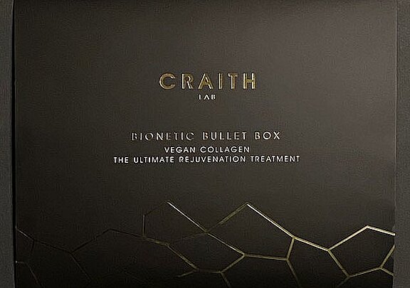 Hochwertige Hautpflegeprodukte von CRAITH LAB in schwarzer und weißer Verpackung
